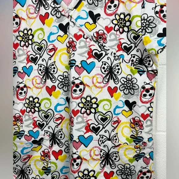 Super Cute Colorful MetroScrubs Size S - Picture 6 of 6